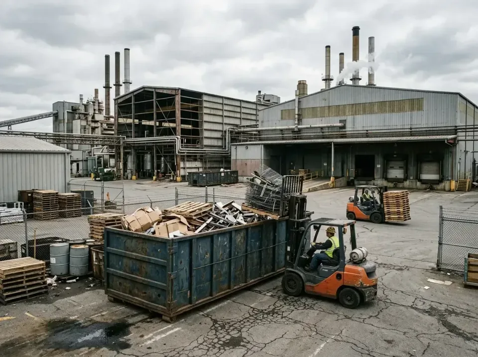 industrial-factory-scrap-conta-003 — frequently asked questions, Cheap Roll-off Dumpster Rentals in Raymore, MO